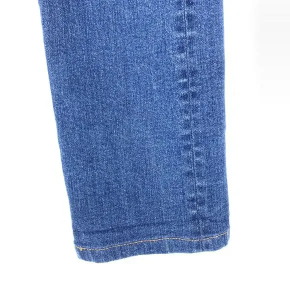 Anthropologie Pilcro Parallel Selvedge Mid Rise Jeans Womens Sz 27 Heritage Wash - Picture 4 of 7